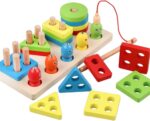 Wooden Shape Sorting Puzzle Board - Image 2