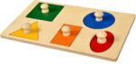 Wooden Shape Sorting Puzzle Board - Image 3